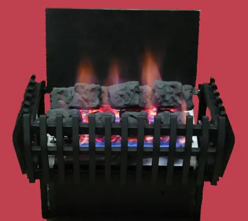 Classic basket with coals